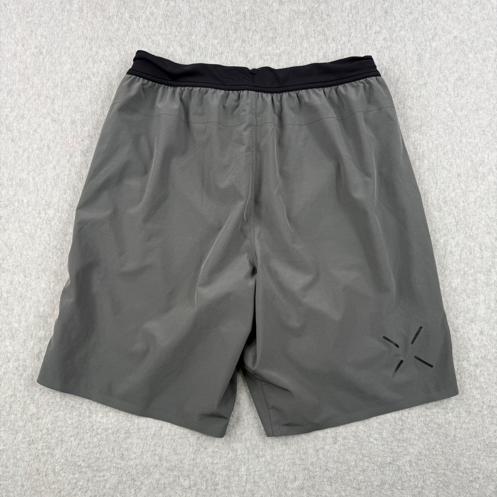 Ten Thousand Shorts Mens Medium Gray Performance Lined The Interval Short 9"